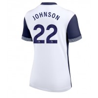 Camiseta Tottenham Hotspur Brennan Johnson #22 Primera Equipación para mujer 2024-25 manga corta